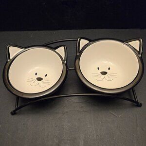 RAISED CAT FOOD BOWLS